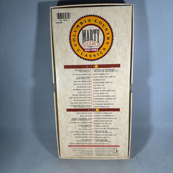 The Essential Marty Robbins 1951-1982 Complete Columbia Country Box Set 2-CD - Picture 2 of 3